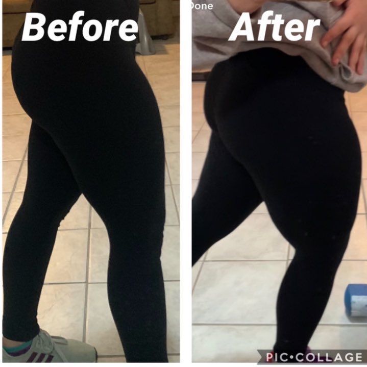 Warrior 30-day challenge before and after