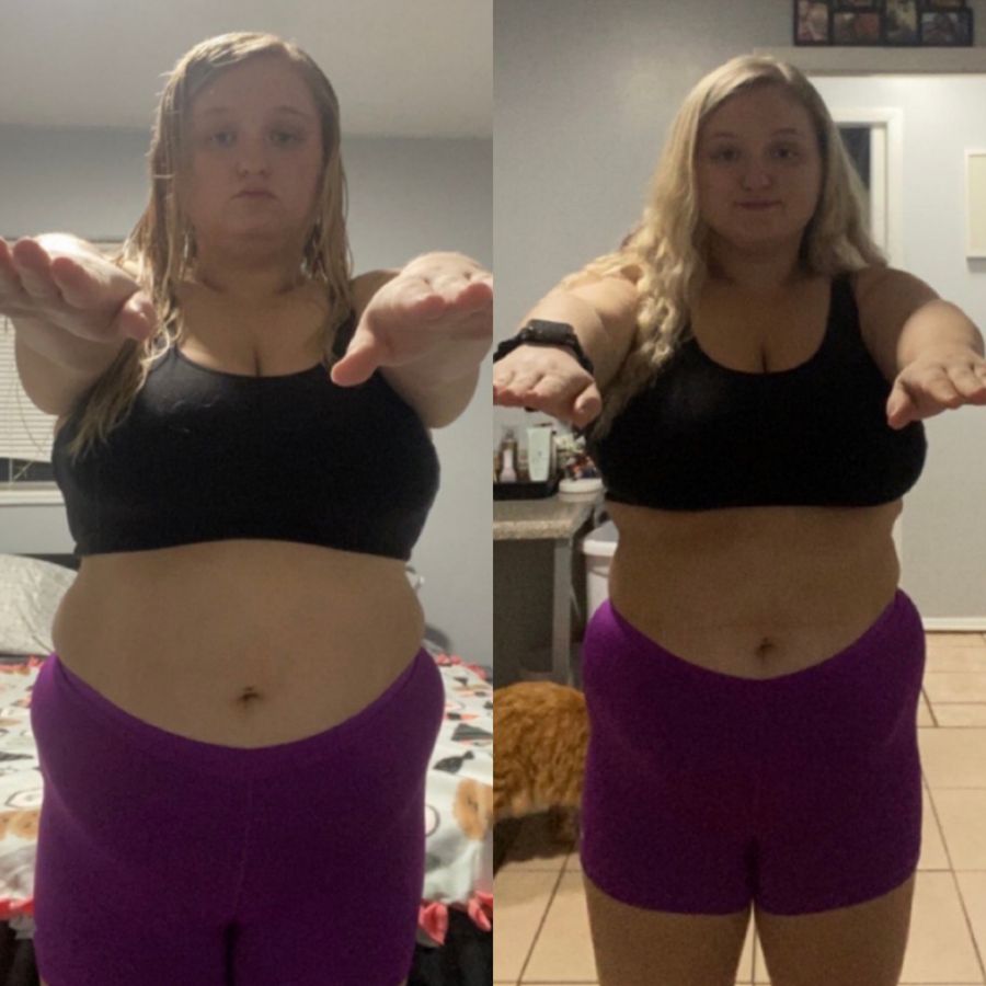 Warrior 30-day challenge before and after